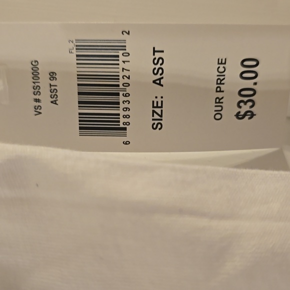 FSD GIRL'S MEDIUM SPARKLY WHITE TSHIRT - Picture 3 of 3